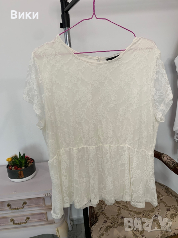 Дамска блуза в размер L-XL, снимка 5 - Туники - 44614406