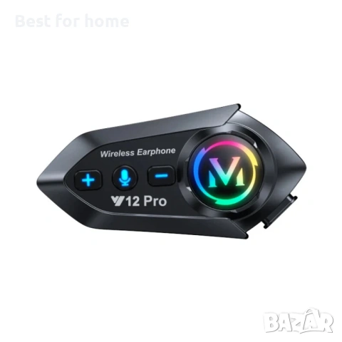 Y12 Pro  Bluetooth безжичен интерком за  мотоциклетна каска  , снимка 2 - Аксесоари и консумативи - 53368533