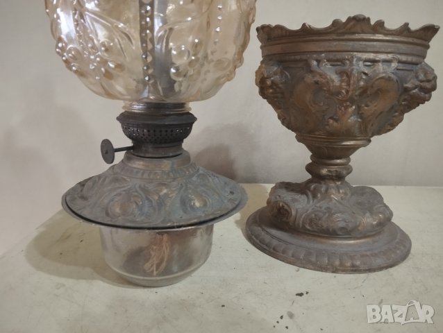 Стара газова (газена) лампа, снимка 4 - Други ценни предмети - 44231120