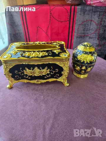 Нови комплекти кутия за салфетки и кутия във формата на яйце за клечки за зъби