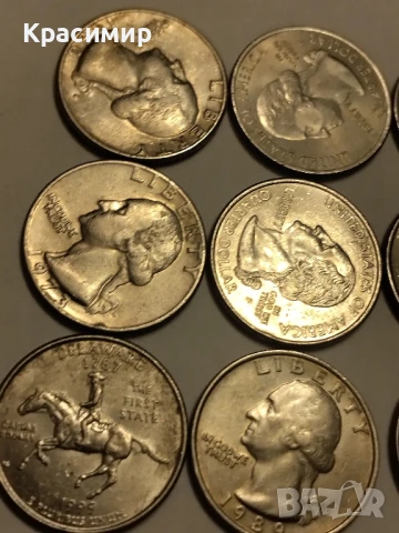 QUARTER DOLLAR 1965-2015 ., снимка 4 - Нумизматика и бонистика - 51161415