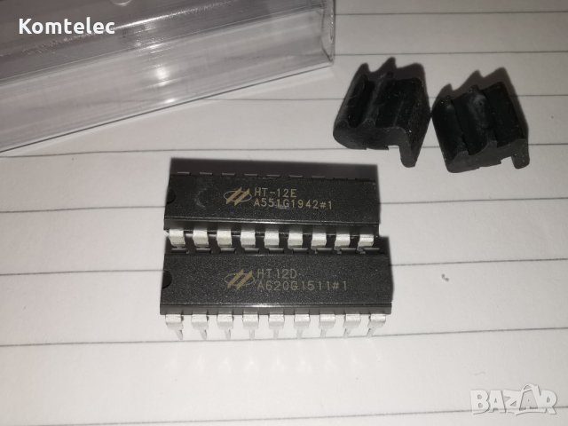 Комплект декодер енкодер HT12E / HT12D радио комуникация, снимка 3 - Друга електроника - 32165615