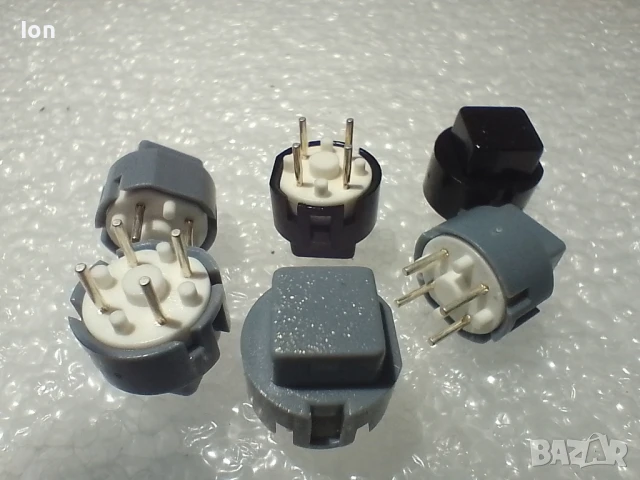 CTK-01 Grey/ DTE 6 SW Black switch - тактилни бутони , снимка 1