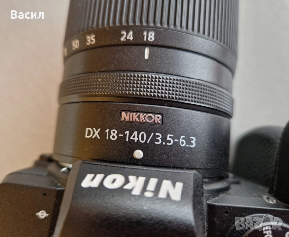 фотоапарат Nikon Z50 с обектив Nikkor Z DX 18-140 mm f/3.5-6.3 VR, снимка 4 - Фотоапарати - 52099808