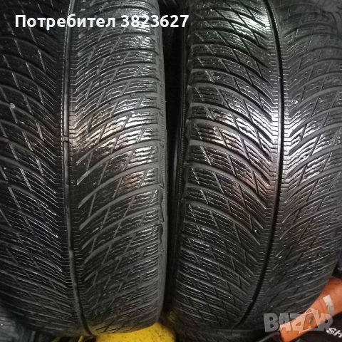 2 зимни гуми Мишелин 235 45 18 профил 7мм