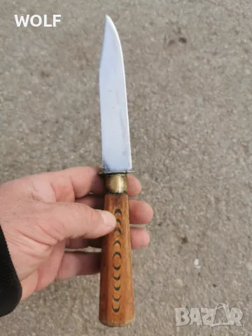 Български нож Велико Търново неръждаем, снимка 3 - Ножове - 48774269