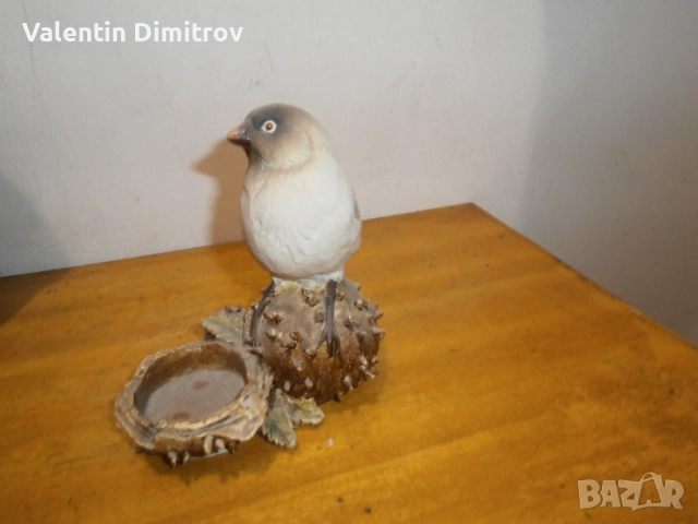 Декорация Свещник птичка 14 см, снимка 2 - Декорация за дома - 52240166