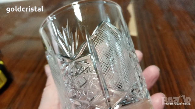 кристални чаши , снимка 9 - Антикварни и старинни предмети - 25922295
