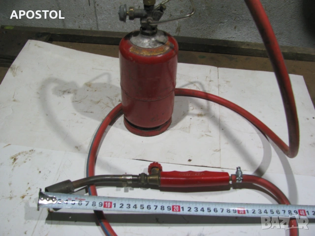  	Газова бутилка в комплект с горелка, снимка 2 - Други машини и части - 48474536