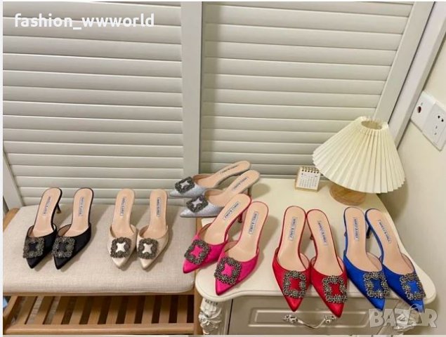 Чехли на ток MANOLO BLAHNIK (35-40) - реплика, снимка 1