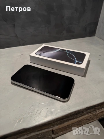 КАТО ЧИСТО НОВ Iphone 16 Pro White Titanium, 90% батерия, снимка 6 - Apple iPhone - 54159661