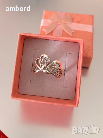 Уникален сребърен пръстен -модел R063, снимка 5 - Пръстени - 54287902