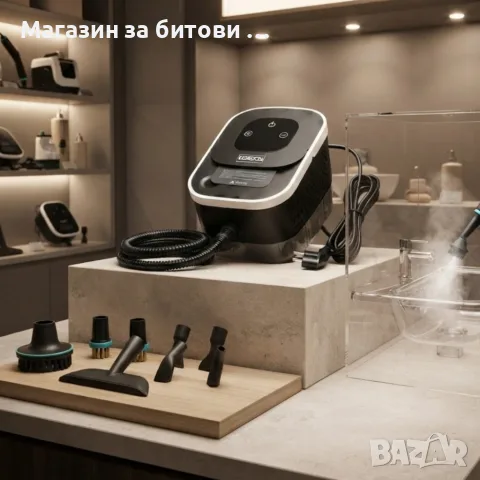 Парочистачка 2500 W с комплект аксесоари – Мощно почистване с гореща пара, снимка 6 - Парочистачки и Водоструйки - 55836429