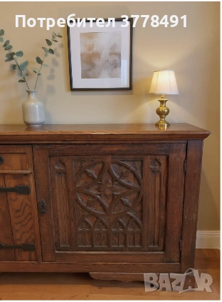 Старинен шкаф на 80 г., снимка 3 - Шкафове - 53942809