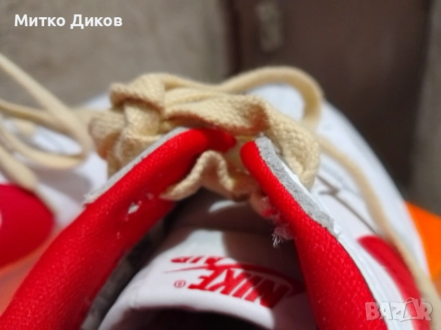 Jordan Air Jordan 1 Low OG "University Red". Нови маратонки естеств.кожа #43 стелка 275 мм, снимка 5 - Маратонки - 54346535