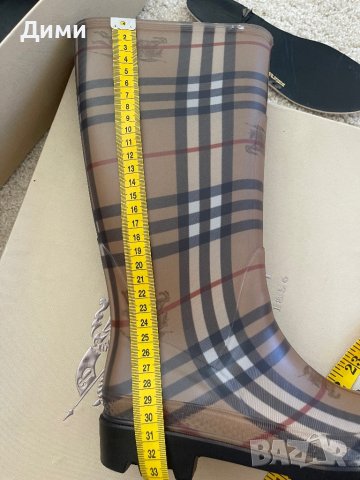 Гумени ботуши Burberry , снимка 8 - Дамски ботуши - 42421583