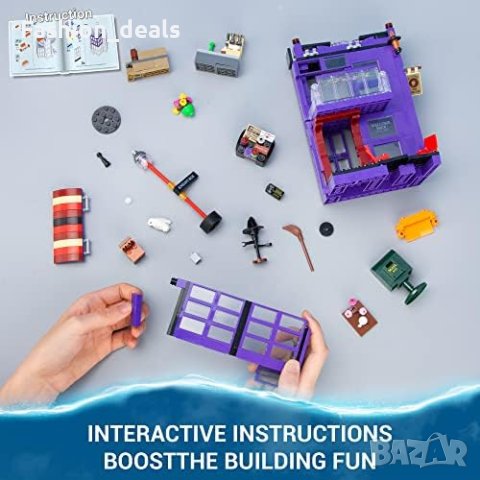 Нова строителна детска играчка Harry World Diagon Хари Потър за деца подарък, снимка 5 - Образователни игри - 42062056