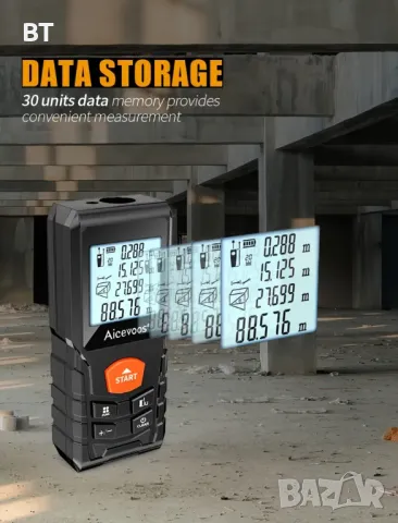 Лазерна рулетка 50 метро, снимка 4 - Измервателни инструменти - 47655533