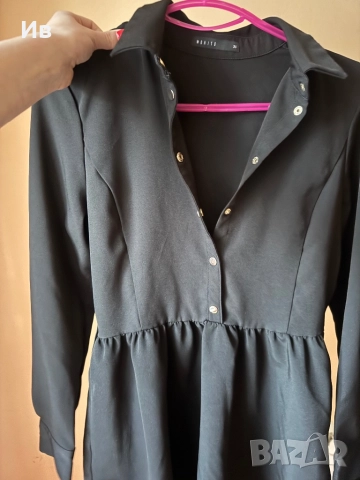 Черна рокля MOHITO, снимка 5 - Рокли - 52982030