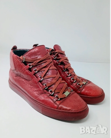 оригинални Balenciaga Arena High-Top  Burgandy Red номер 46 ,5 сникърси / маратонки / кецове 