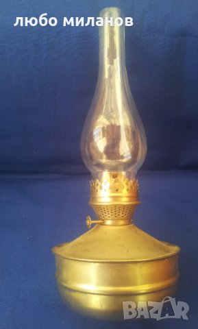 Руска газена лампа работеща или за декор, снимка 1 - Антикварни и старинни предмети - 35492537