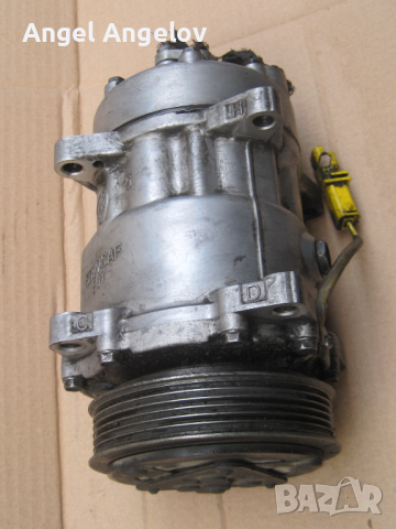 Компресор климатик Sanden SD7V16 1240F  2.0 2.2 HDI Citroen Peugeot Citroen, Fiat, Lancia, Peugeot, снимка 2 - Части - 44747921