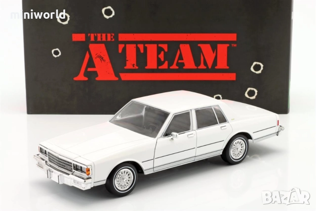 Chevrolet Caprice Classic 1980 от сериала A-TEAM - мащаб 1:18 на Greenlight моделът е нов в кутия, снимка 5 - Колекции - 52825476