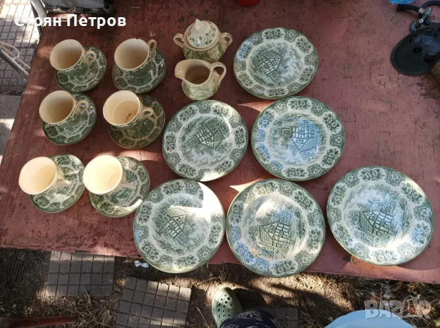 Сервиз Staffordshire underglaze , снимка 8 - Сервизи - 47271644
