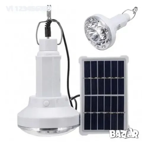 Соларна акумулаторна лампа Led Bulb Light SMD Lamp EP-022, снимка 2 - Соларни лампи - 51467334