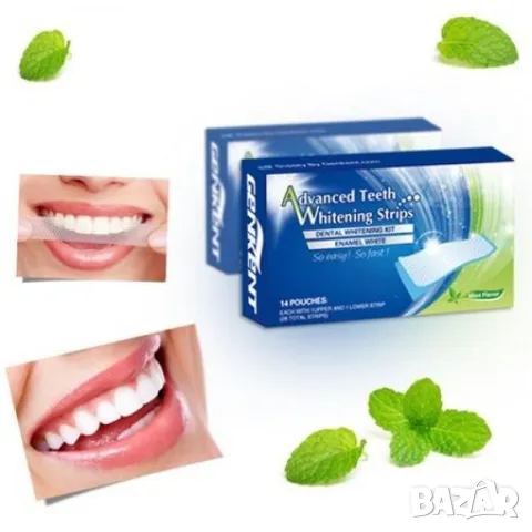 Избелващи ленти за зъби Advanced Teeth Whitening Strips, снимка 1 - Други - 49019170