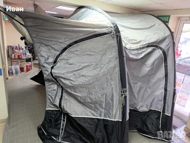 УНИВЕРСАЛЕН НАДУВАЕМ ФОРСЕЛТ AIR VANGO KELA ТАLL. ЗА КЕМПЕР ИЛИ КАРАВАНА.РАЗМЕРИ 370 x 310см, снимка 11 - Палатки - 49708731
