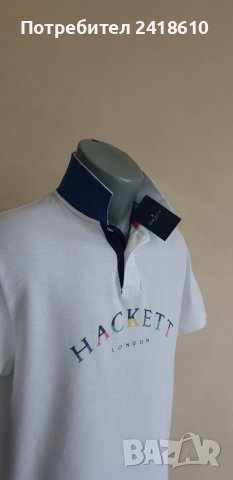 Hackett Pique Cotton Mens Size M НОВО! ОРИГИНАЛНА Тениска!, снимка 14 - Тениски - 40013332