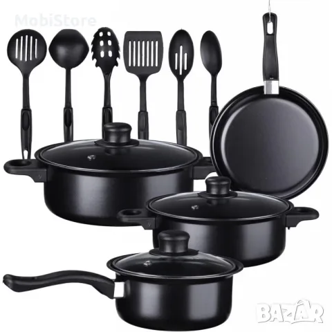 Комплект съдове Royal Mark – 13 части + ПОДАРЪК Почистваща паста 500g, снимка 3 - Съдове за готвене - 55852053