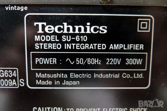 Technics SU-610, снимка 7 - Ресийвъри, усилватели, смесителни пултове - 48453908