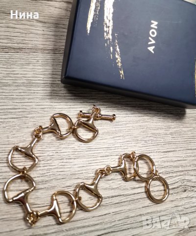 Красива гривна в златисто , снимка 2 - Гривни - 35199230