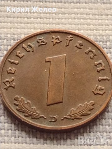 Монета 1 райхсфенинг 1939г. Германия Трети Райх с СХВАСТИКА за КОЛЕКЦИЯ 33073, снимка 3 - Нумизматика и бонистика - 42823286