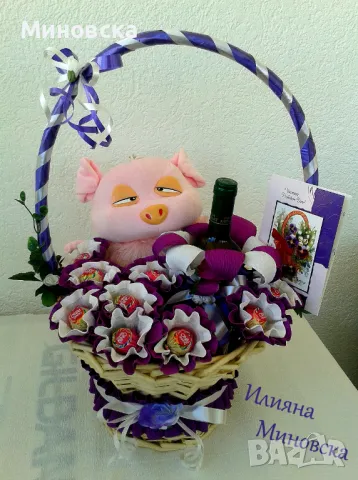 Подаръчни кошници, снимка 5 - Романтични подаръци - 48967318