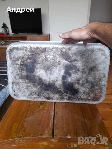 Стара алуминиева тава,тепсия #19, снимка 4 - Други ценни предмети - 52298152