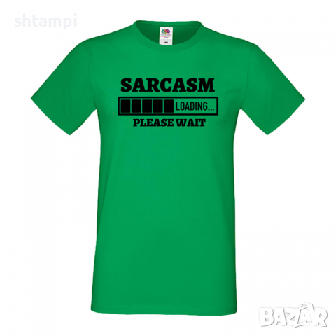 Мъжка тениска Sarcasm Loading,Loading,Please wait,батерия,Изненада,Подарък, снимка 2 - Тениски - 36419531