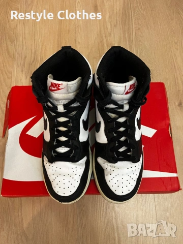 Nike high panda dunk - оригинални, снимка 3 - Маратонки - 53216178
