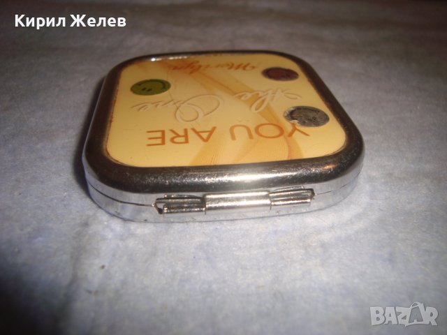 Merilyn Фешън - Арт СТИЛНО КРАСИВО СГЪВАЕМО СРЕБРИСТО МЕТАЛНО ДЖОБНО ДАМСКО ОГЛЕДАЛЦЕ 26177, снимка 4 - Други - 38258898