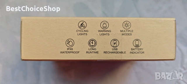 USB презареждащи се велосипедни светлини Предни и задни Супер ярки LED – Водоустойчиви , снимка 8 - Аксесоари за велосипеди - 53133807