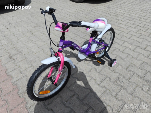 PA Детски велосипед 18" ALICE лилав, снимка 7 - Велосипеди - 54276751