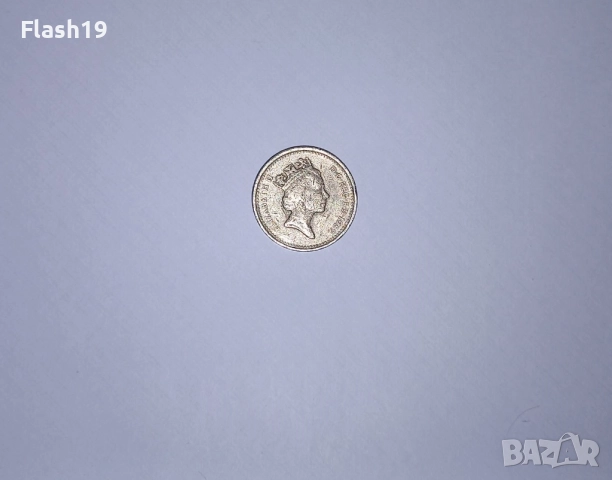 Великобритания 1 паунд 1989