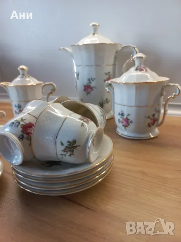 Порцеланов сервиз за кафе Limoges L. Bernardaud & C 1933, снимка 12 - Сервизи - 49691002