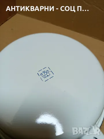 Соц Стар Емайлиран Тиган., снимка 4 - Антикварни и старинни предмети - 49817390