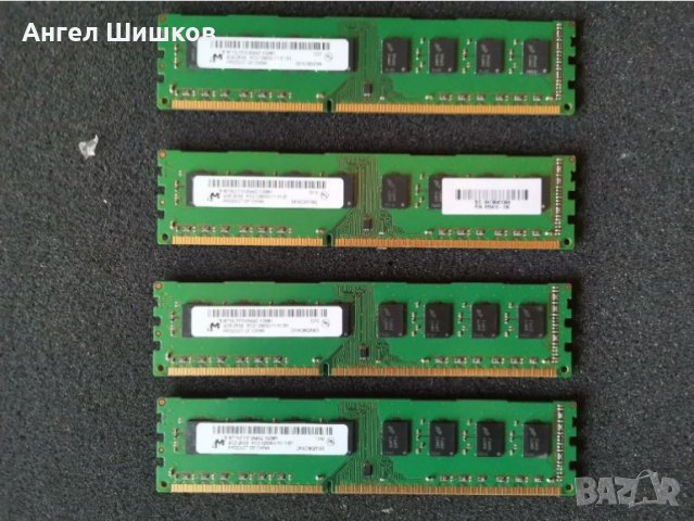 Рам памет Micron 4x4GB 16GB DDR3 1600MHz, снимка 1 - RAM памет - 38190828