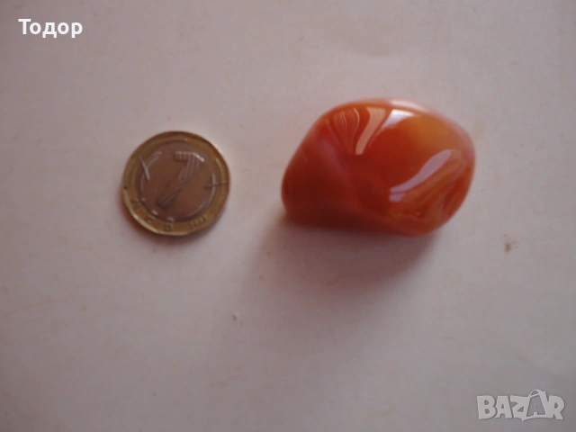 Полиран камък минерал корнеол 5