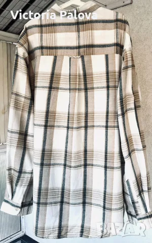 НОВА Карирана Риза Chaps Ralph Lauren | Винтидж Уникат от 90-те (Размер XL/2XL), снимка 8 - Ризи - 55967184