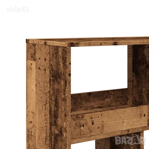 vidaXL Разделител за стая старо дърво 100x33x187,5 см инженерно дърво, снимка 5 - Паравани - 56147015